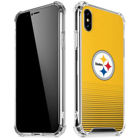 NFL Pittsburgh Steelers Breakaway iPhone XS Max Clear Case